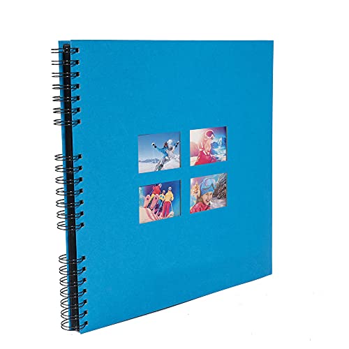 Album Photos 360 Photos 32x32cm 60 Pages Noires Couverture Effet Textile - vue 3