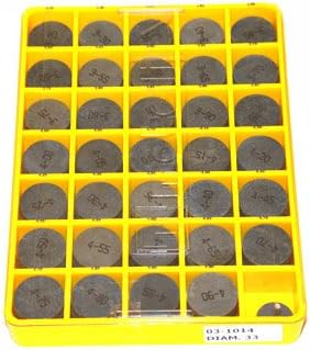 NEWCO PRODUCTS FER-SHIMKIT33M-136-This assortment enables you to replace all the valve shims when you need a valve adjustment. Total 34 Different Sizes (Outside Dimension 33mm)