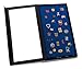 Pin Collector's Display Case - for Disney, Hard Rock, Olympic, Political Campaign & other collectible pins and medals - holds up to 100 pins - felt-covered backing, compact, handy magnetic closure, upright or sideways