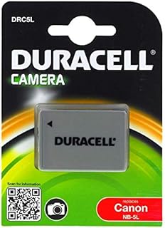 Duracell Premium Analog Canon NB-5L Battery for ixus 800 PowerShot S100 SX200 3.7V 820mAh