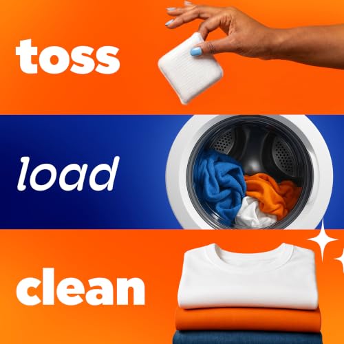Tide evo Laundry Detergent Spring Blast Scent Works on 100% of Common Stains Concentrated Travel Detergent HE Compatible and Instant Dissolve Fights Stains Better than Leading Detergent Sheet 16 Count - image 6