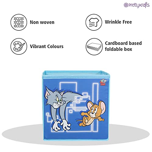Image of Tom & Jerry Toys Organizer Storage Box for Kids,Small (Pack of 1) Blue