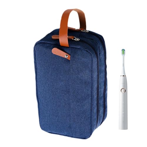 de aseo – de viaje 25 x 10 x 15 cm | Tejido Oxford 300D, gran capacidad, impermeable | Separadores y mango, uso interior y exterior, azul marino, Se référer au descriptif, Consulte la