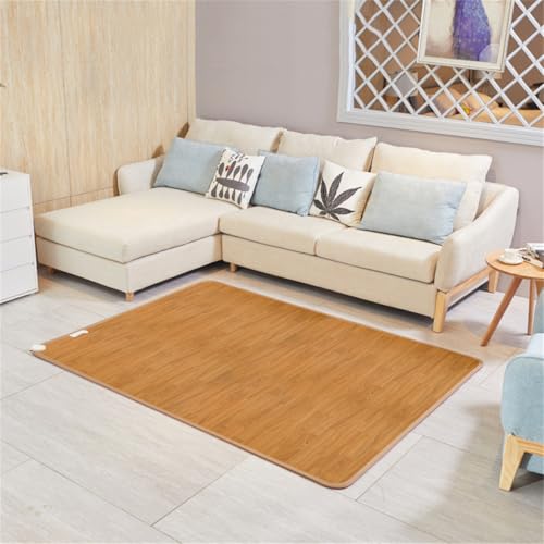 WSNCXFW Tapis de Sol Chauffant, Chauffage au Sol Radiant Infrarouge, Tapis Chauffant électrique, Tapis de Sol Chauffant, Tapis Chauffant, Tapis Chauffant électrique, pour Bureau et Maison,B,50x200cm
