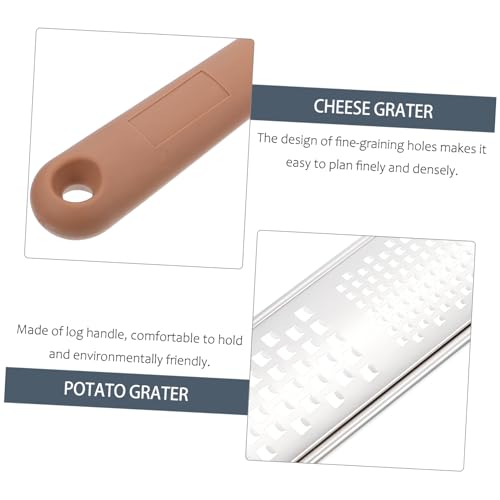 Rallador de queso manual con mango ergonómico y acero inoxidable miniatura 7