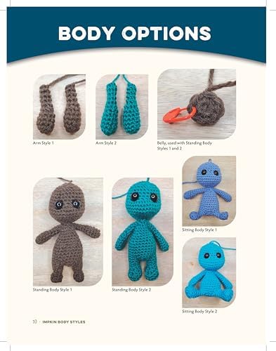 Crochet Impkins: Over a million possible combinations! Yes, really!