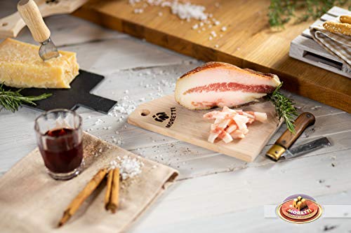 Miniatura 3 de Moretti Carrillera De Cerdo Sazonada Pieza Envasada Al Vacío De Unos 800 G 900 G Salami Tradicional Típico Como Regalo Tabla De Cortar De Madera Especialidad Gastronómica De Calabria