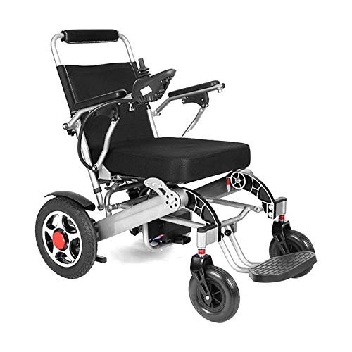 Tragbares Elektro-Rollstuhl, 12Ah Lithium-Batterie Faltbare Mobility Scooter for Senioren und Behinderte, Leicht (Color : Gold)