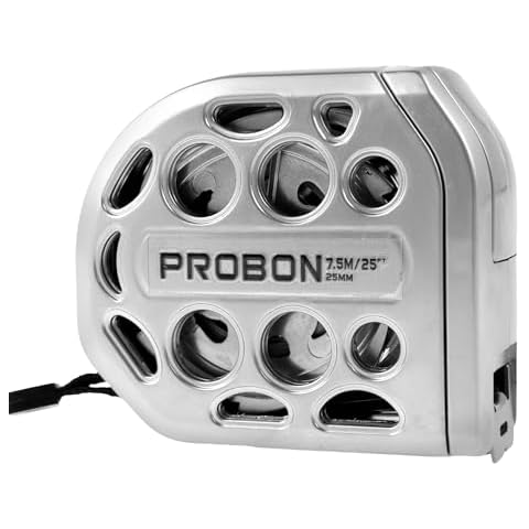 Stainless Steel Measuring Tape - 25 FT Tape Measure with Double-Sided Scale, Retractable Waterproof Tape Ruler, Adjustable Length Measuring Tape for Household Agricultural Industrial Woodworking(7.5M) Cover