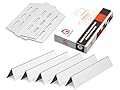 QuliMetal 17.5" SUS304 Flavorizer Bars & Heat Deflectors for Weber Genesis 300 Series Grills, Compatible with Genesis E310 E320 E330 S310 S320 S330 - Replacement Parts for Weber 7620 7621 7622 65055