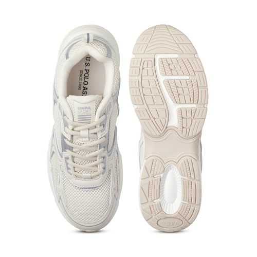 Image of U.S. Polo ASSN. Eun-Ji Off White Lightweight Sneaker Shoes