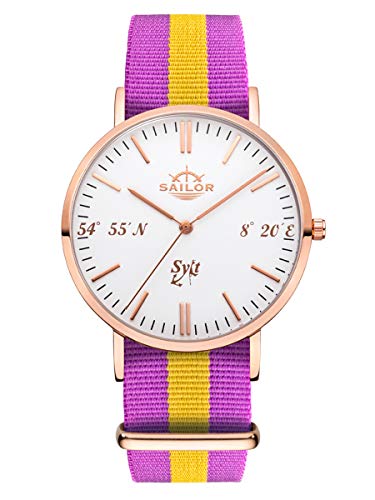 Montre Sailor Sylt Édition Limitée le prestige du quartz analogique en blanc exclusif