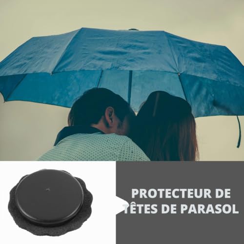 SAFIGLE 4 Pièces Couvre-Embouts De Parapluie Embout Parapluie Filetage 8 mm Avec 4 Rondelles Protecteur De Pointe De Remplacement Pour Parapluies Pliants Accessoires De Réparation – vue 5