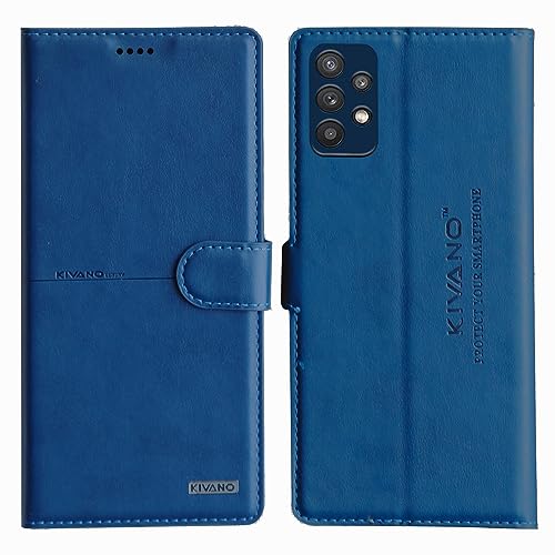 Image of Compatible with Samsung Galaxy A13 4G / Samsung Galaxy M32 5G Flip Cover | Leather Finish | Inside Pockets & Inbuilt Stand | Shockproof Wallet Style Magnetic Closure Back Cover Case