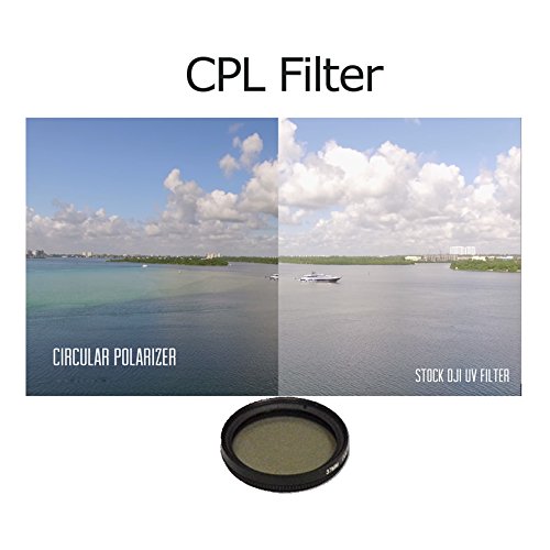 37Mm Filter Kit For Dji Phantom 3 Series Drones. Kit Includes: Cpl, Nd4, Nd8, Uv, Lens Cap, Cap Keeper + Ecostconnection Microfiber Cloth #TOP6