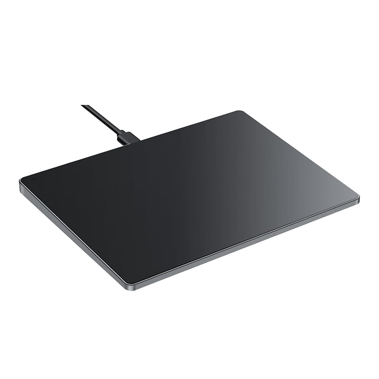 Trackpad Filaire USB, Grande Souris à pavé Tactile Portable Ultra Mince avec Multi-gestes, pour Ordinateur de Bureau et Ordinateur Portable (Black)