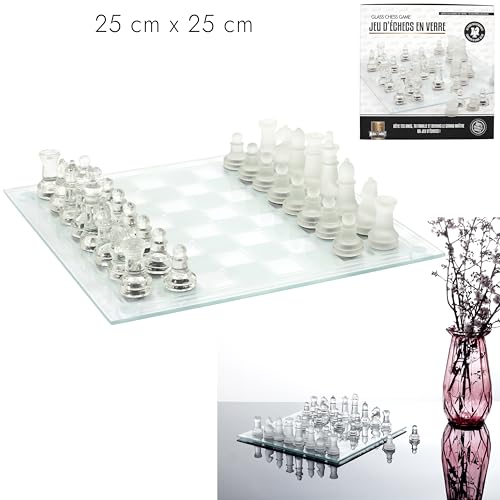 Jeu d'échecs en verre compact anti-encombrement MISTER GADGET - 2