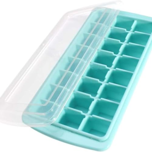 Forma de Gelo de Silicone 24 Cubos - Verde