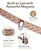 Feraco Copper Bracelet for Men 3X Strength,Magnetic Therapy Bracelet Copper Jewelry with Powerful 3800 Gauss Magnets,Premium Fold-Over Clasp(Upgrade)