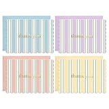 Sweetzer & Orange Stripe Mini Thank You Cards – Set of 36 Small 3.5x5” Gold Foil Thank You Notes with Scalloped Edges, Envelopes & Storage Box – Blank Inside – for Personal or Small Business Use