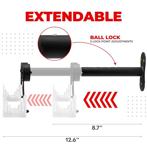 image for PRO BIKE TOOL Bike Wall Mount - Horizontal Indoor Bike Rack for 1 Bicy