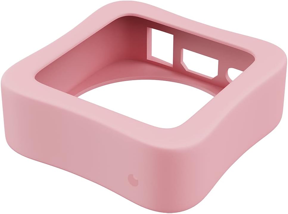AWINNER Protective Case Compatible for Apple TV 4K 5th / 4th - [Anti Slip] Shock Proof Silicone Cover for Apple TV (Pink)