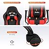 Silla Gamer Chair - Adults & Kids PC Gaming Recliner with Headrest & Lumbar Support
