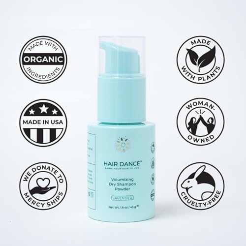 Dry Shampoo Powder | Non-Aerosol | Natural & Organic | Jumbo Size | Made in USA, No Benzene, Vegan, Cruelty Free, For All Hair Colors, Talc Free | Lavender Oil Scent | 1.6 Ounce-Sustainable Packaging - Thumbnail 6