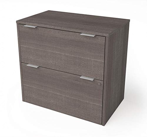 Bestar I3 Plus Lateral File Cabinet, 31W, Bark Grey #TOP24