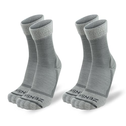 Image of Zensah Calming Sleep Socks - Warm, Soft, Fuzzy, Wool, Thermal, Slipper Sock for Women