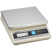 Tanita KD-200-510 Digital Kitchen and Lab Scale - 5kg Capacity - Commercial Grade Weighing Machine - Stainless Steel Tray - Tare Function - Japan Technology - AC Adapter Included
