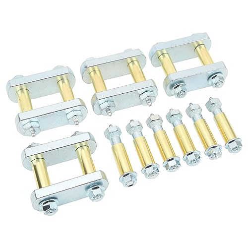 Kit de Manilha de Mola de Folha, Conjunto de Atualização de Manilha de Aço para Serviço Pesado Paraf