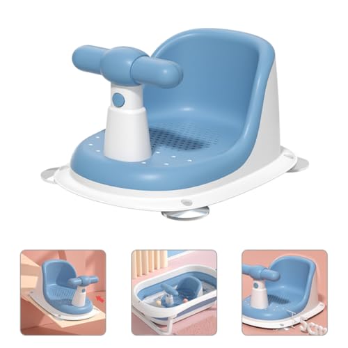 Siège de bain bébé en PP robuste avec dossier de confort sécurisé