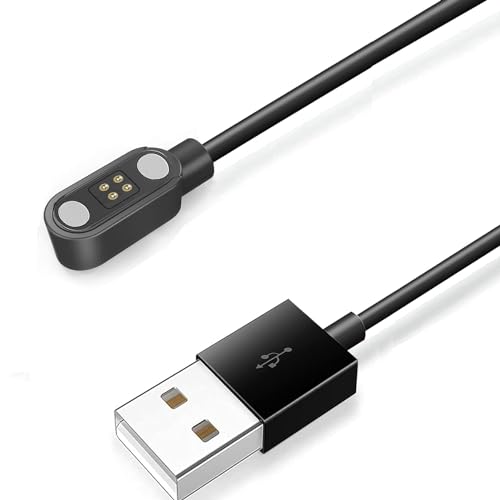 Cargador para FEICO 9000S Pro MAX Lamshaw cable USB magnético negro de repuesto 4
