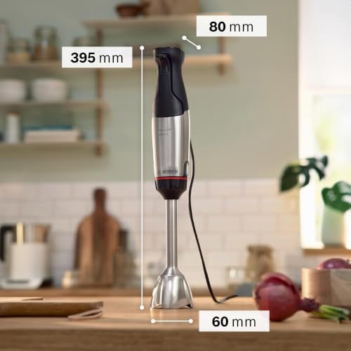 Bosch, Hand Blender, ErgoMaster 6 Series, 1000 Watt Air Cooled Motor, Variator, QuattroBlade Pro Mixing System, Accessories Included, MSM6M652 - 7