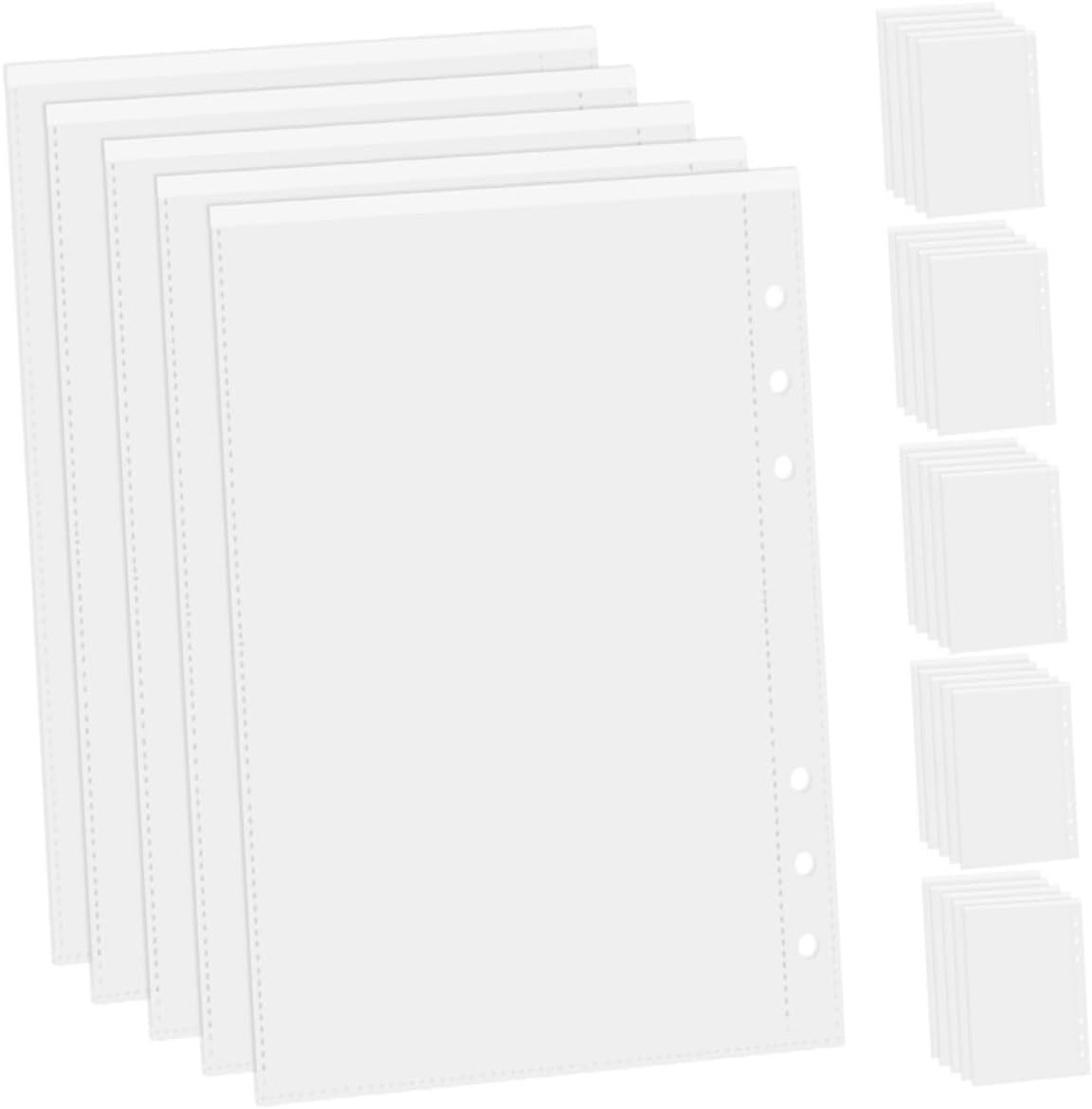 Veemoon 30pcs Photo Album Refill Pages Card Sleeves for Binders Sturdy Material Easy Access for Photo Storage and for Collectors and Organizers