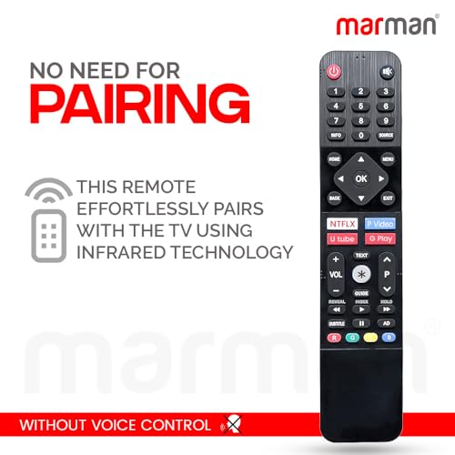 Image of marman Compatible with Panasonic TV Remote Control Original Suitable for 4K LCD UHD OLED TV Infrared Non Voice Command with Streaming Apps - No Programming Needed