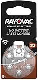 60 Rayovac Acoustic Special Batterien 312 Hörgerätebatterien (10x 6er Blister) PR41 Braun 1,45V