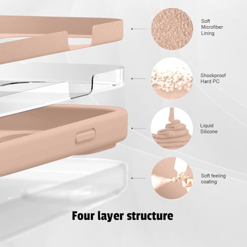 Image of LIRAMARK Liquid Silicone Soft Back Cover Case for OnePlus 13 /1+13 5G (Pink)