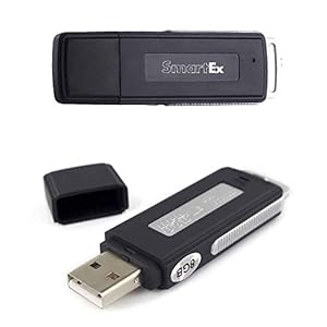 Smartex® USB-Spraakrecorder 8 GB / 150 uur Audio – microfoon Spion – Voice recorder USB Pendrive