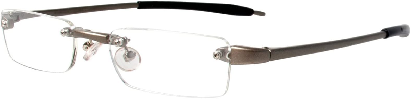 Visualites Half Eye Lightweight Rimless Reading Glasses For Women and Men - Model - VIS 7