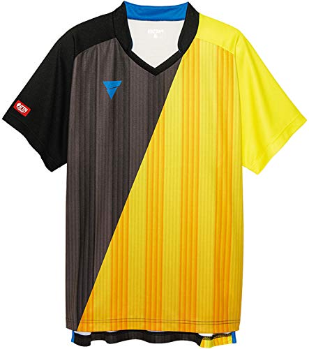 VICTAS(ヴィクタス) 卓球 男女兼用 ゲームシャツ イエロー 2XL V-GS053 031466