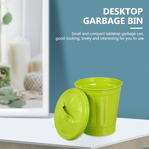 Caneca de Escritorio Pequeña con Tapa Verde ULTECHNOVO miniatura 4