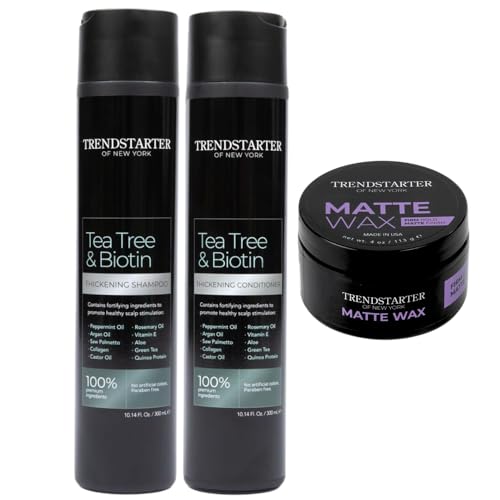 Set de Cera Mate, Shampoo y Acondicionador Trendstarter miniatura 1