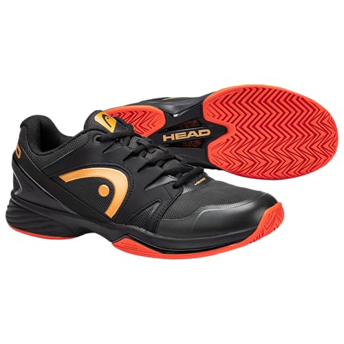 HEAD Sprint Ltd. Zapatillas de Tenis para Hombre, Negro/Naranja
