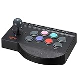 PXN Arcade Fight Stick, 0082 Wired Fighting Joystick, USB Fightstick Game Controller for PS3/ PS4/ Xbox One/Switch/Windows PC