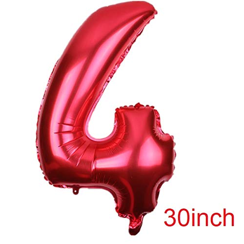 Bcd-Pro 4Th Birthday Superhero 3D Stand Balloon For Kids Party Supplies Decorations #TOP2