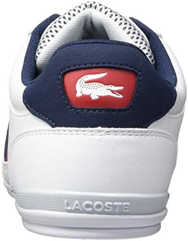 Lacoste Men's Low-top Sneaker, Wht NVY Red, 10.5 AU | Image 2
