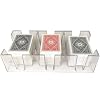Yuanhe 9 Deck Clear Canasta Playing Card Tray