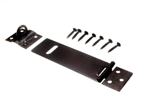 Loquet de porte noir 100 mm One Stop DIY lot de 40 avec agrafes